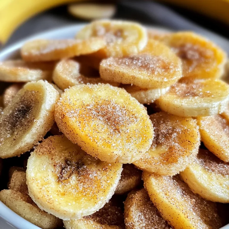 Air Fryer Cinnamon Banana Chips