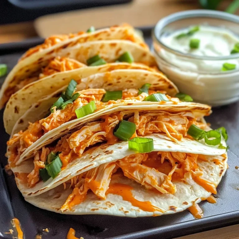 Buffalo Chicken Tacos Recipe