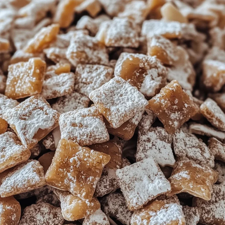 Caramel Apple Puppy Chow