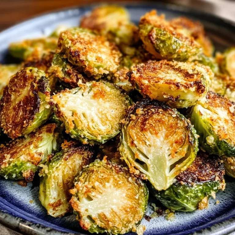 Crispy Parmesan-Crusted Roasted Brussels Sprouts