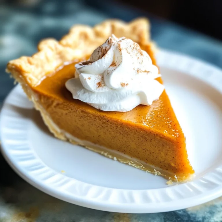 Easy Pumpkin Pie