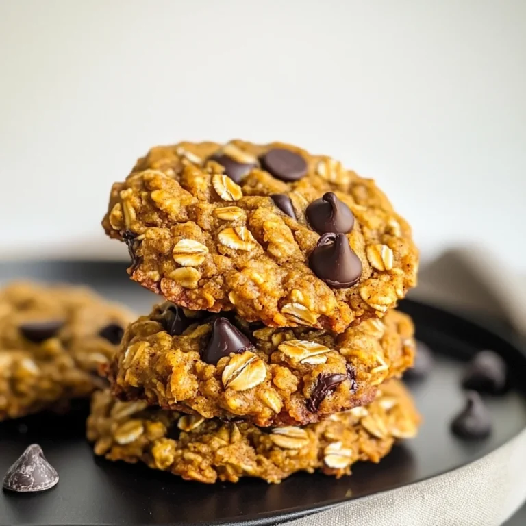 Healthy Pumpkin Oat Cookies