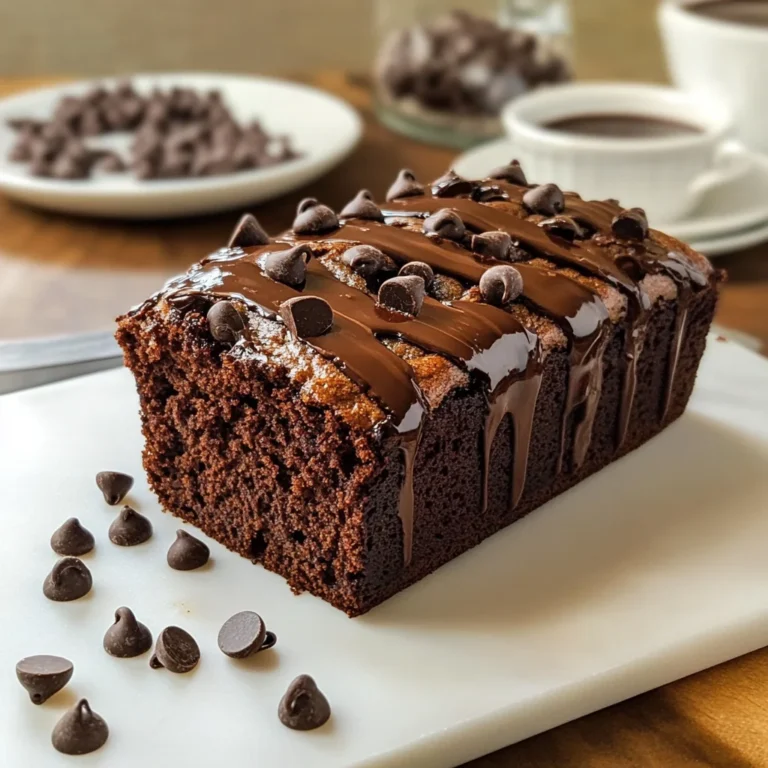 Hot Fudge Brownie Bread