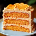 Orange Velvet Cake with Orange Cream Cheese Frosting
