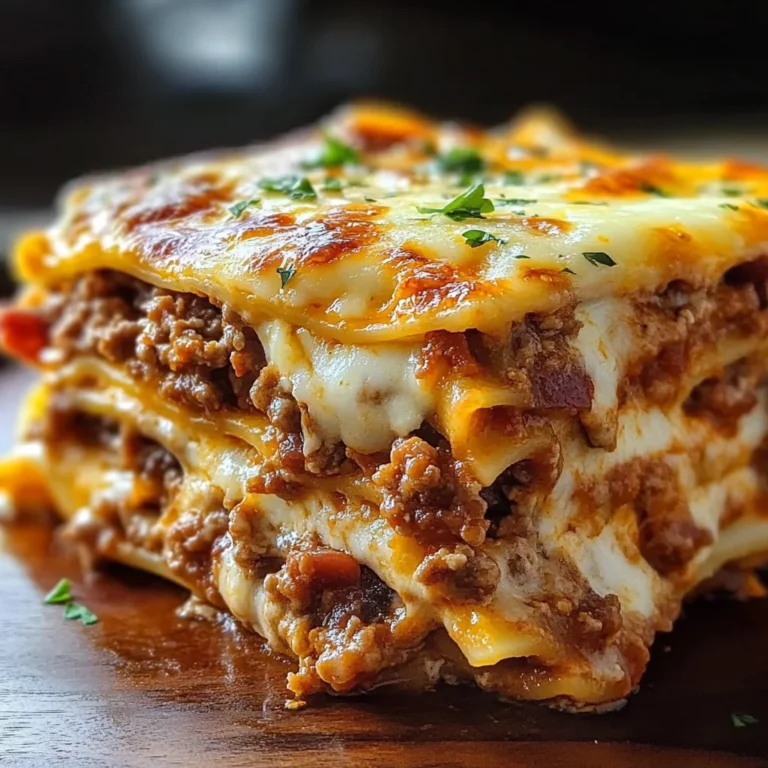 Parmesan Garlic Turkey Bacon Cheeseburger Lasagna Recipe