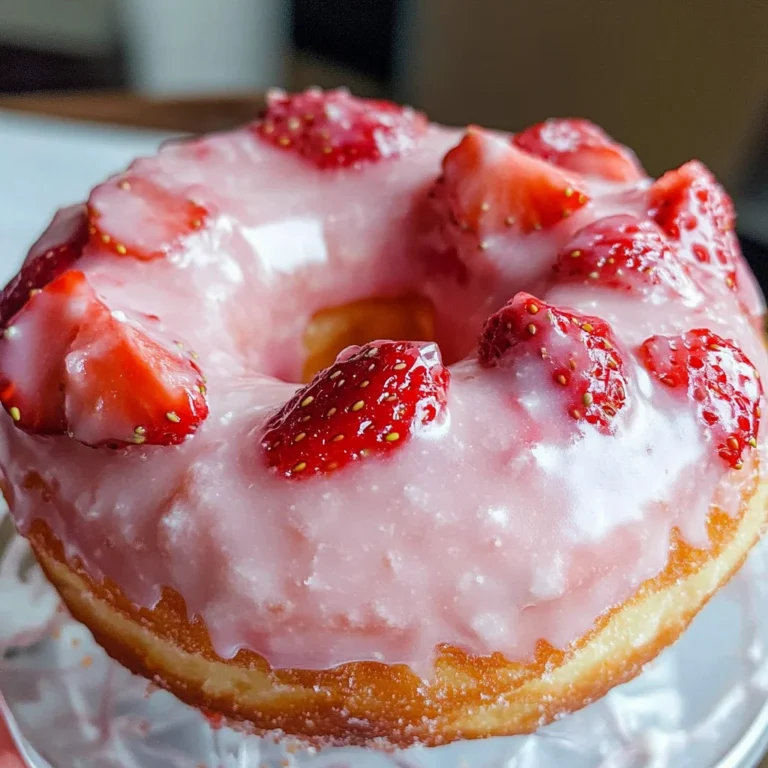 Strawberry Donuts