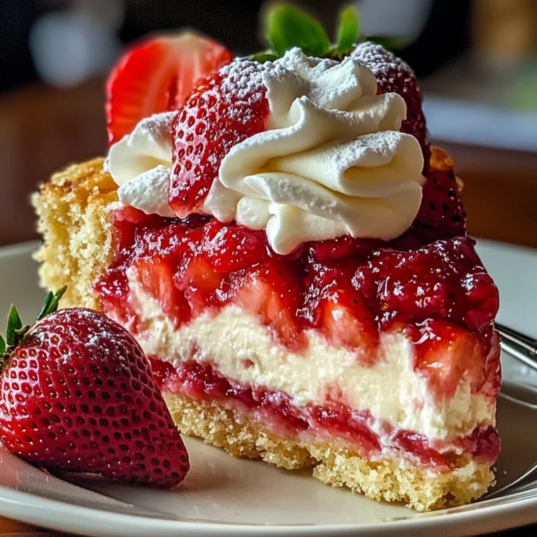 The Ultimate Strawberry Cheesecake Dump Cake