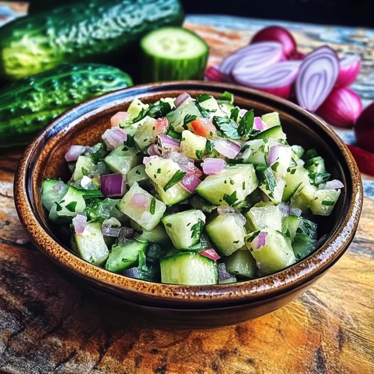 crisp cucumber salsa