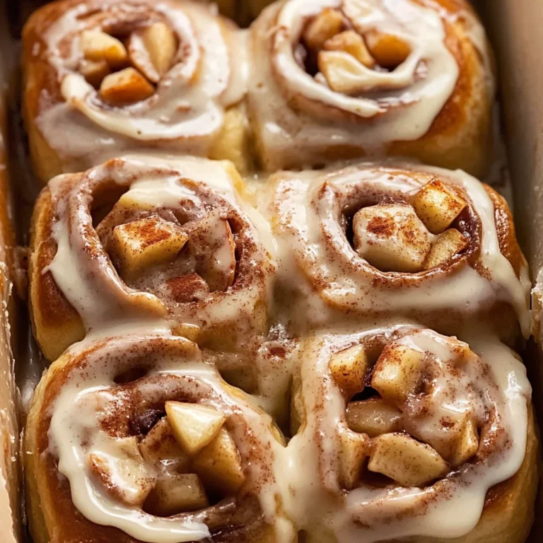 Apple Cinnamon Rolls with Apple Pie Filling