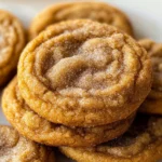 Chewy Pumpkin Snickerdoodle Cookies