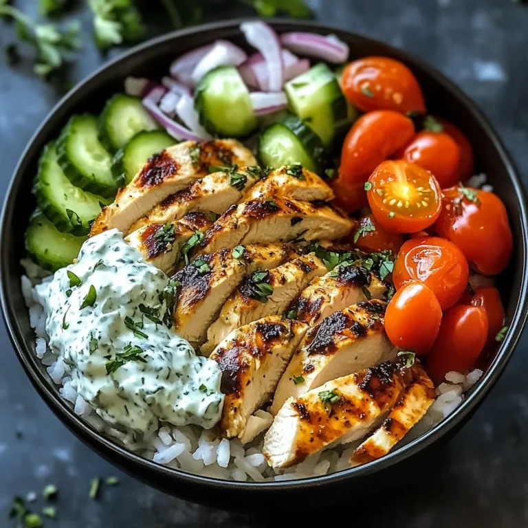 Chicken Tzatziki Bowls