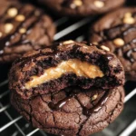Chocolate Peanut Butter Filled Cookies