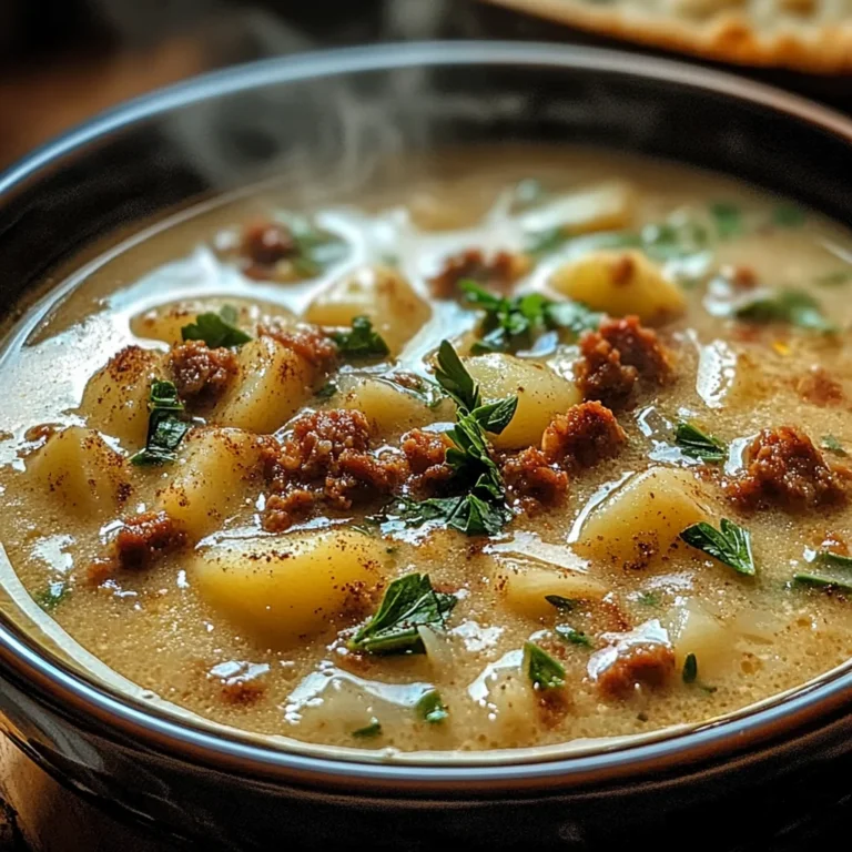 Creamy Chorizo Potato Soup
