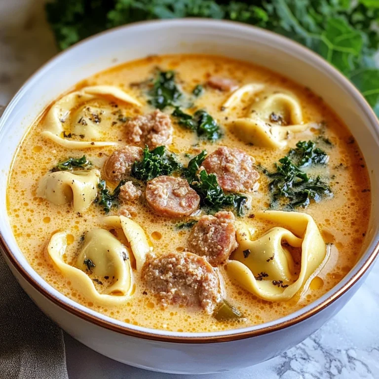 Creamy Tortellini Soup