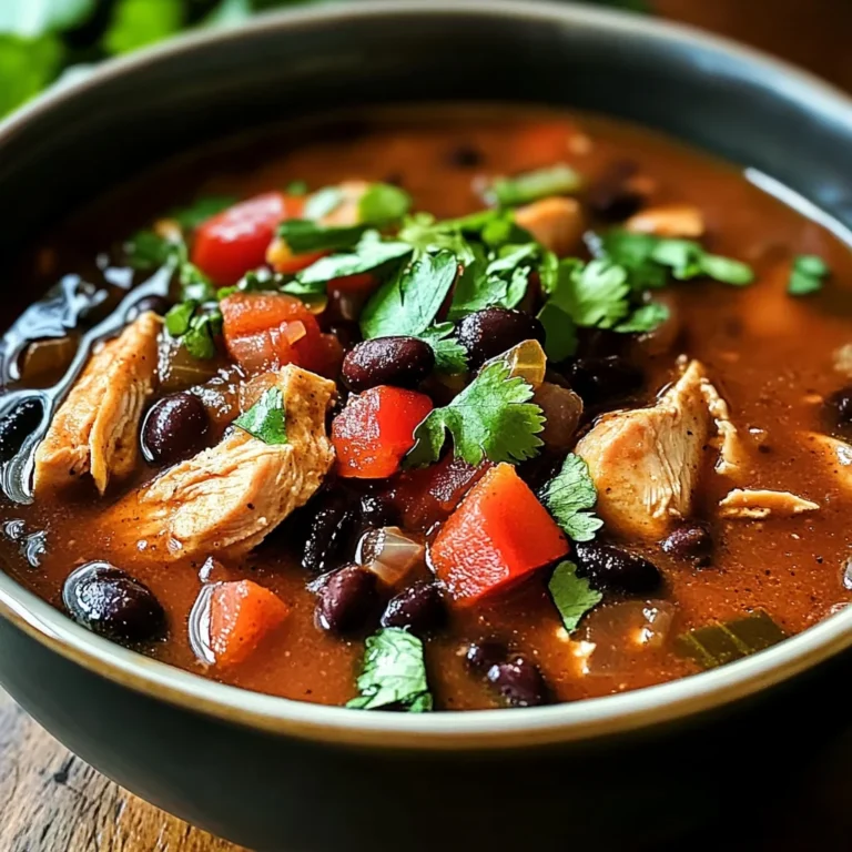 Delicious Chicken Black Bean Soup Recipe