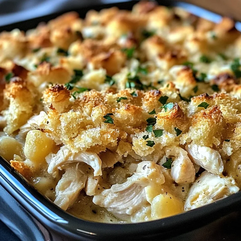 Dolly’s Chicken and Stuffing Casserole