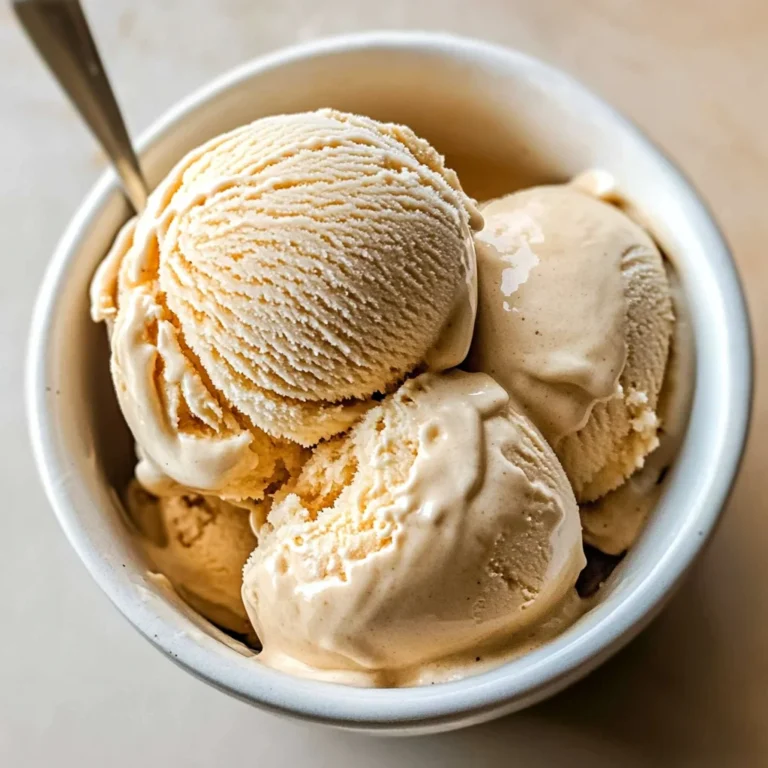 Homemade Maple Ice Cream