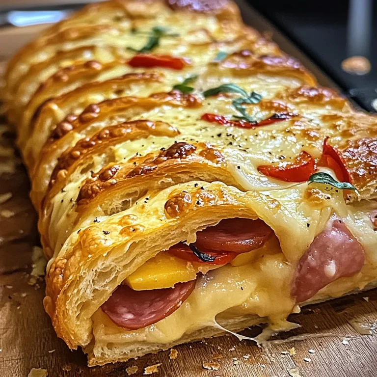 Italian Crescent Roll Sandwich Bake - Easy Party Favorite