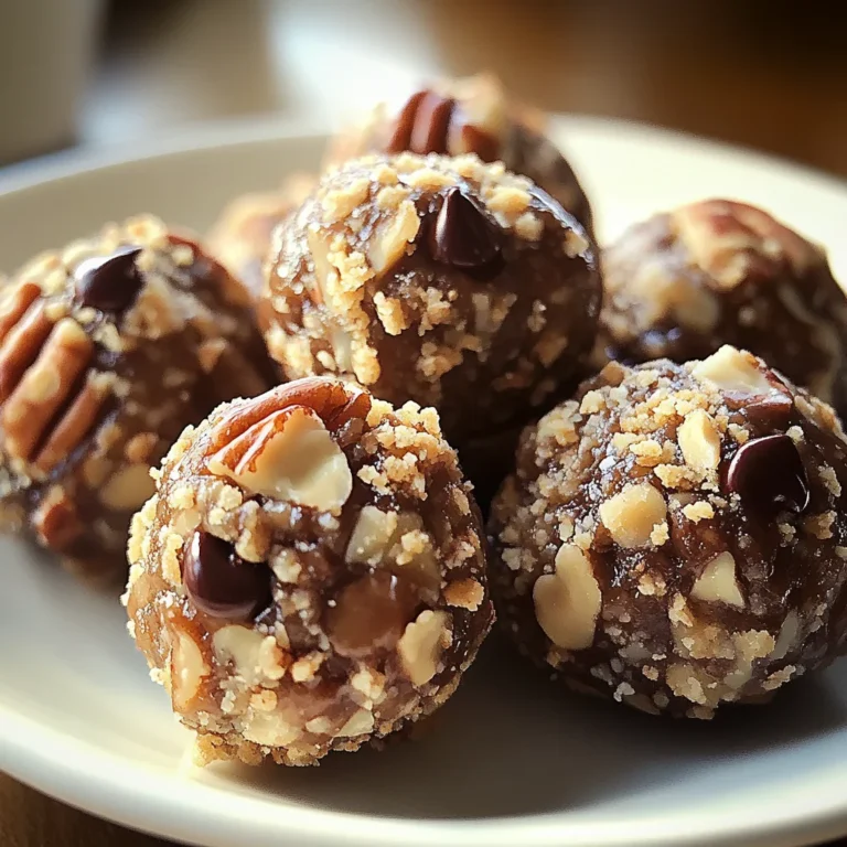 No Bake Pecan Pie Balls