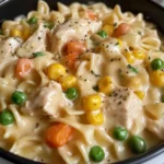 Quick Chicken Pot Pie Pasta