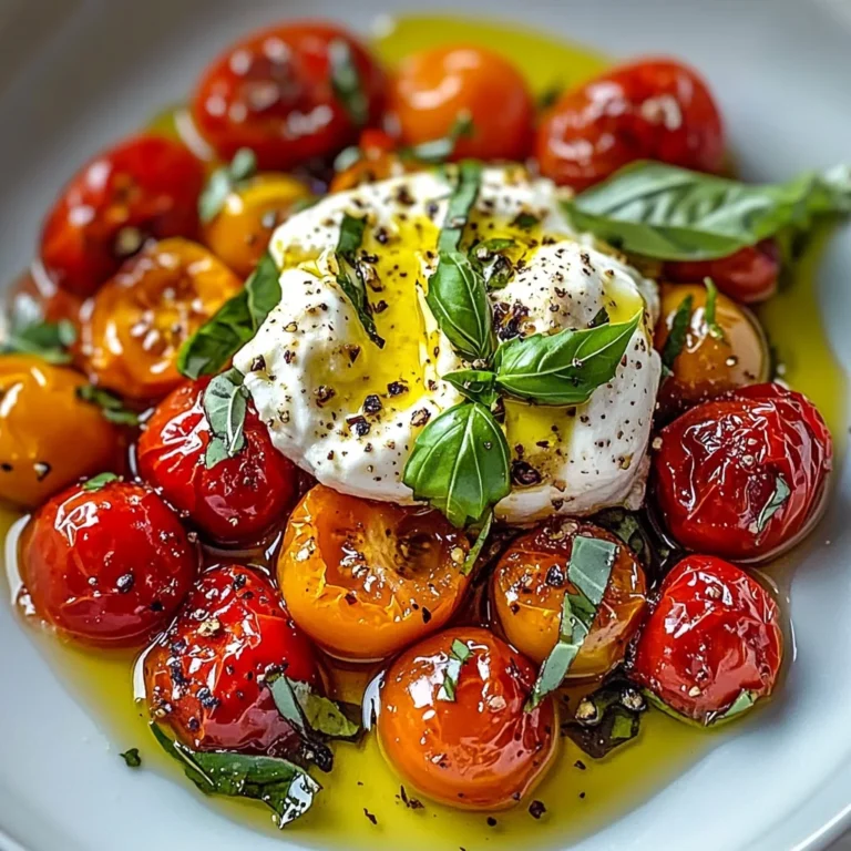 Roasted Tomatoes with Burrata: A Deliciously Simple Recipe for Summer Salads