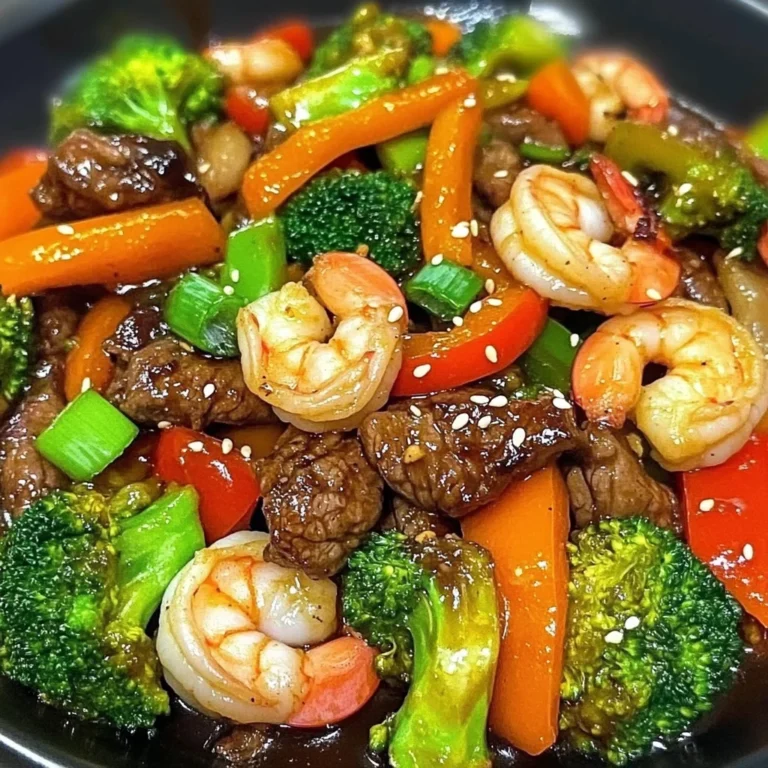 STEAK AND SHRIMP STIR FRY