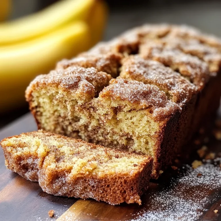 Snickerdoodle Banana Bread Recipe