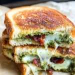 Sourdough Pesto Grilled Cheese