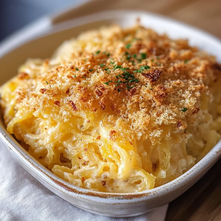 Spaghetti Squash Mac And Cheese
