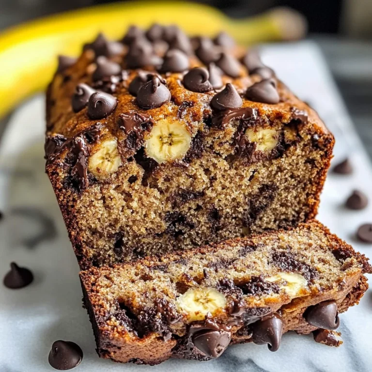 Super Moist Chocolate Chip Banana Bread Recipe