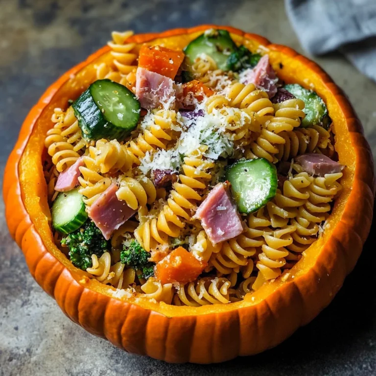 UpChuckin' Pumpkin Loaded Pasta Salad
