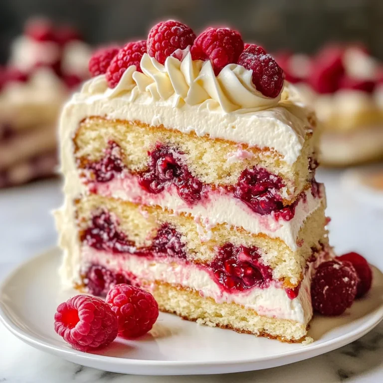 White Chocolate Raspberry Dream Cake